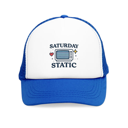 Saturday Static Retro Trucker Cap