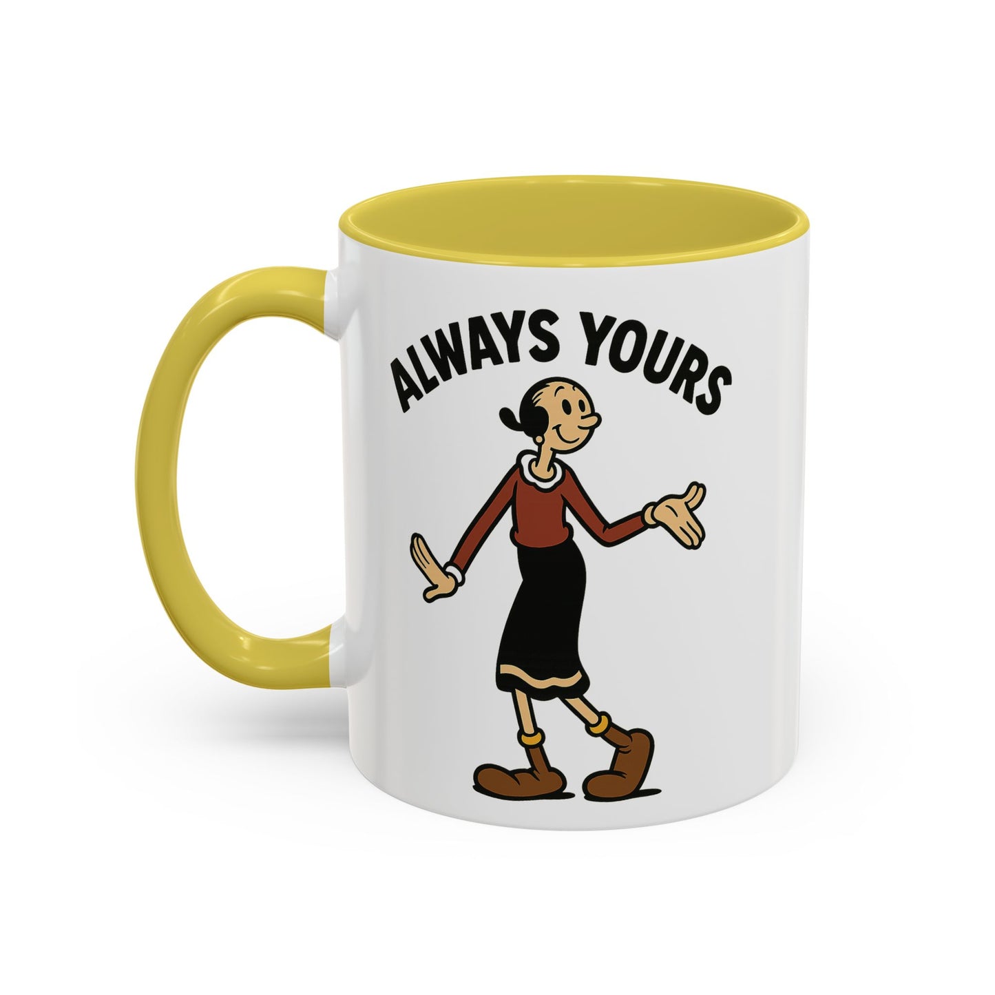 Olive Oyl Retro Mug – “Always Yours” Classic