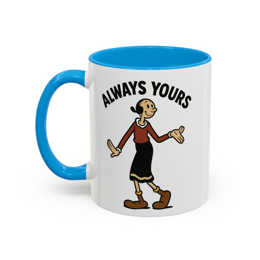 Olive Oyl Retro Mug – “Always Yours” Classic