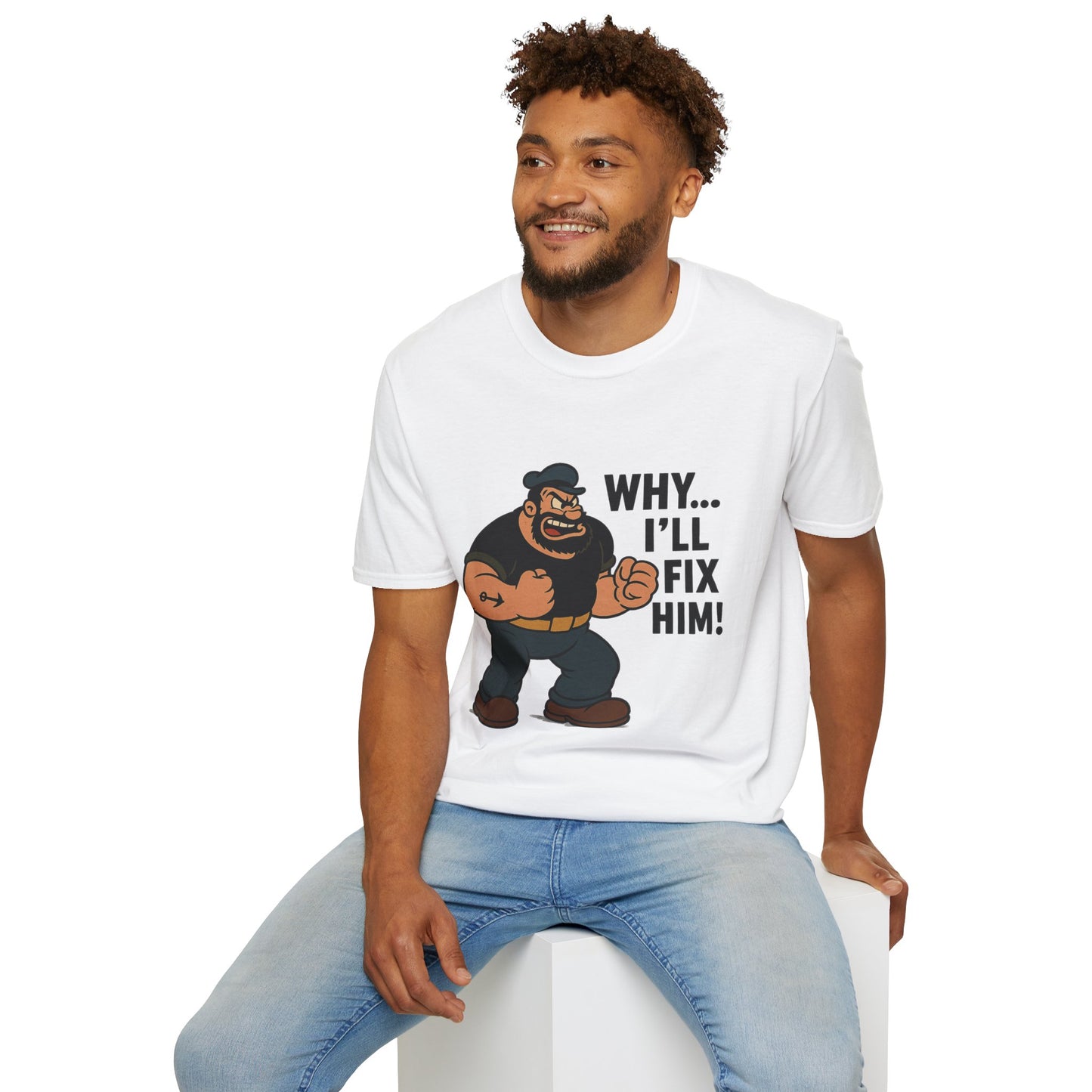 Bluto’s Battle Cry Tee – ‘WHY… I’LL FIX HIM