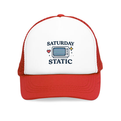 Saturday Static Retro Trucker Cap