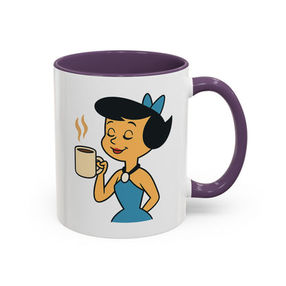 Bedrock Beauty Betty Rubble Retro Mug