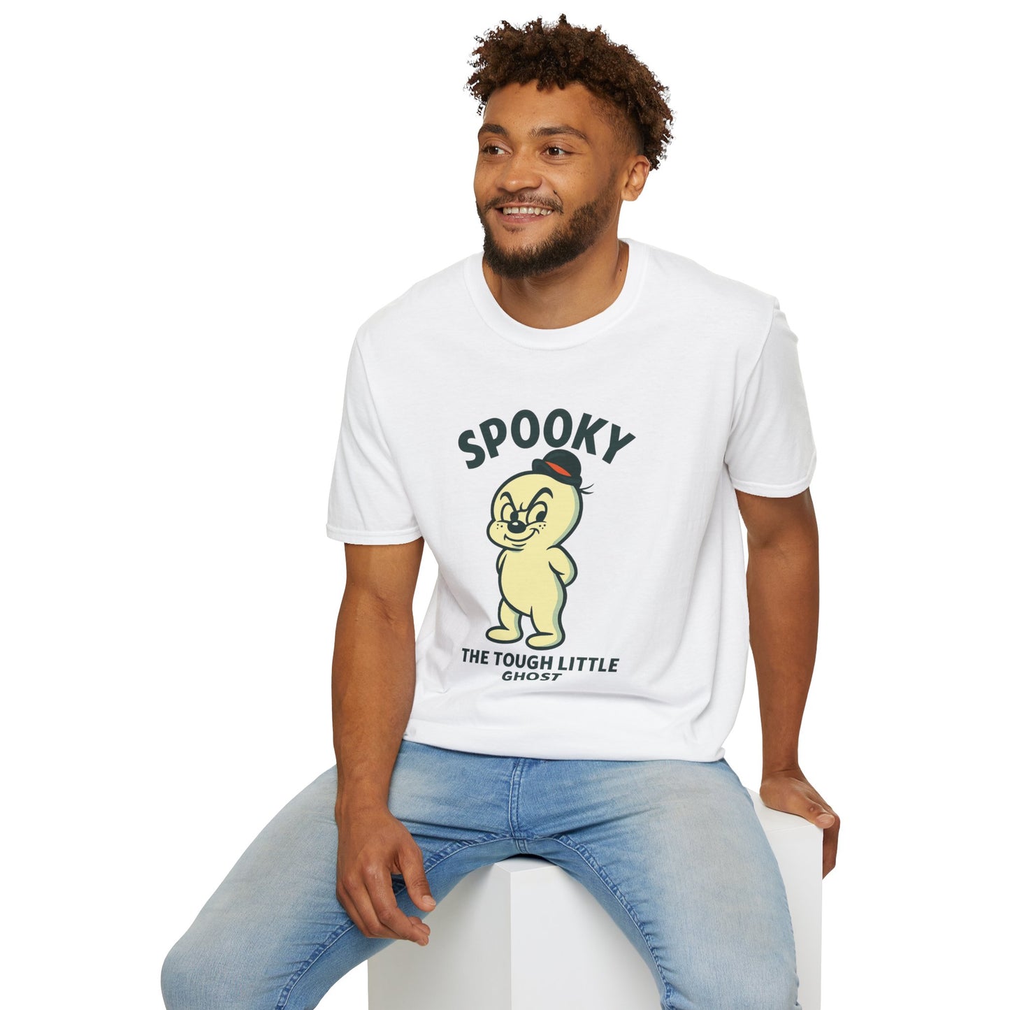 Spooky Vibes Only – The Tough Little Ghost Tee