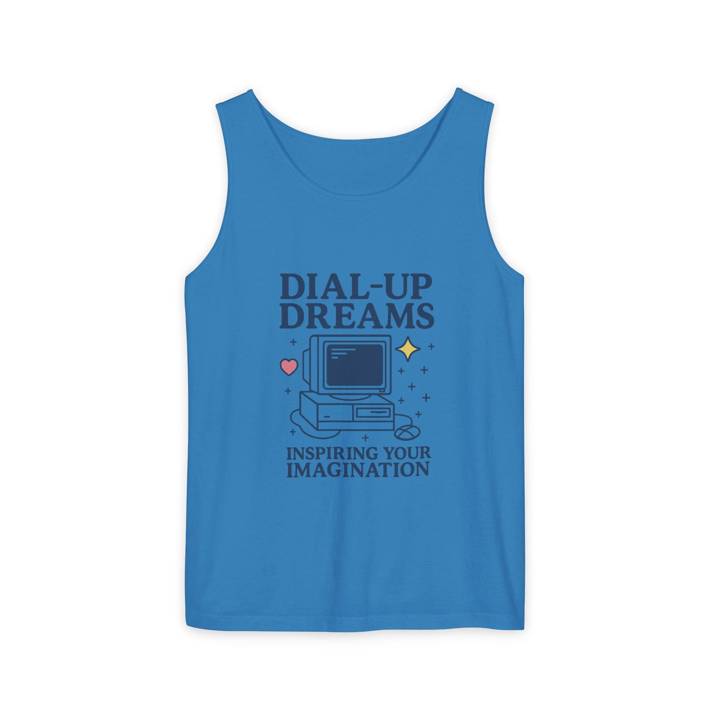 Tank Top - Dial-Up Dreams™ Retro Tank, OFFLINE & Unbothered Design