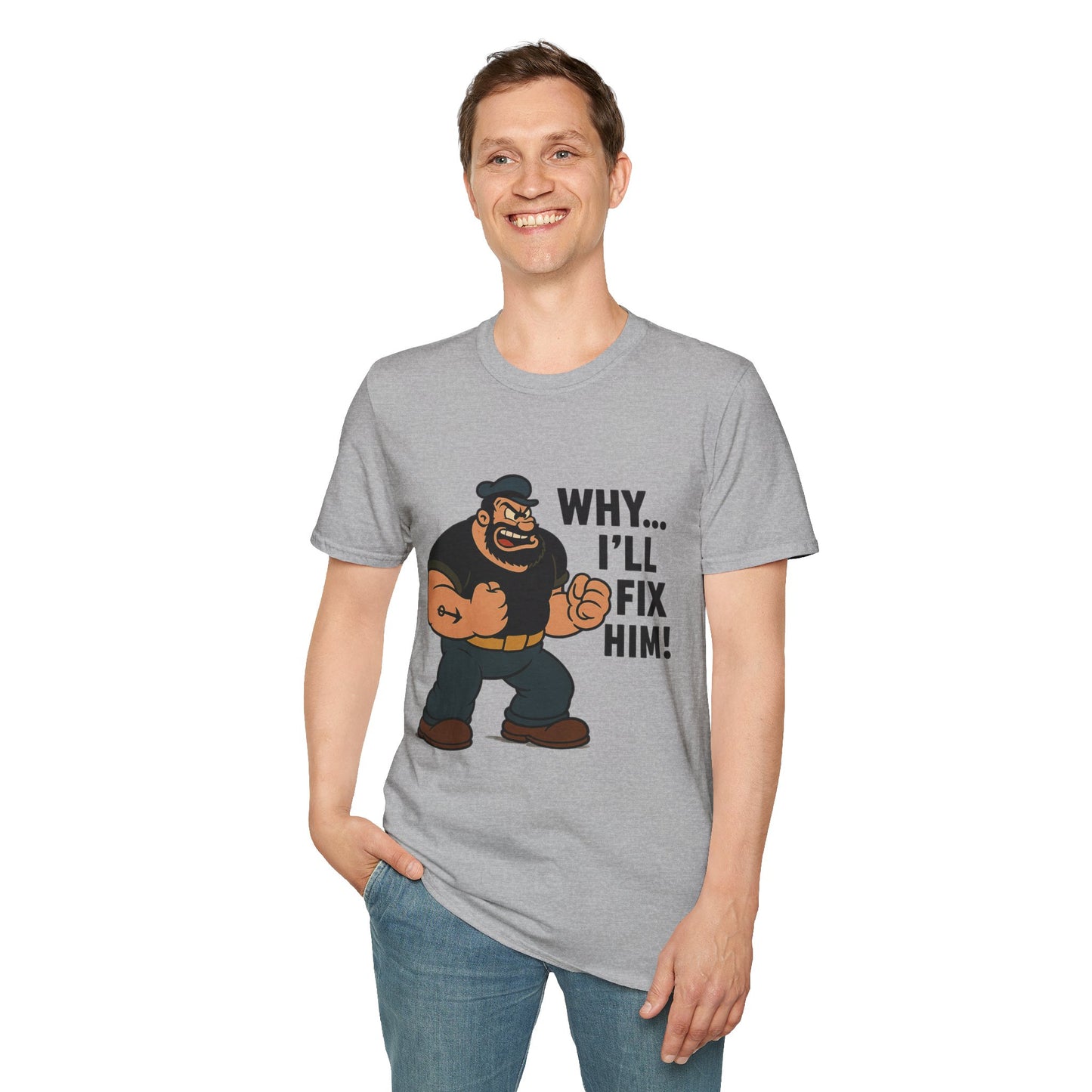 Bluto’s Battle Cry Tee – ‘WHY… I’LL FIX HIM