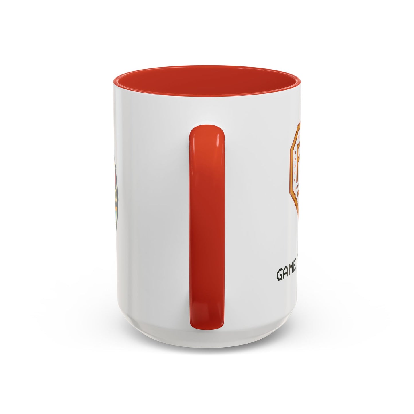 Accent Coffee Mug — Retro Arcade "You Win" Gamer Coffee Cup