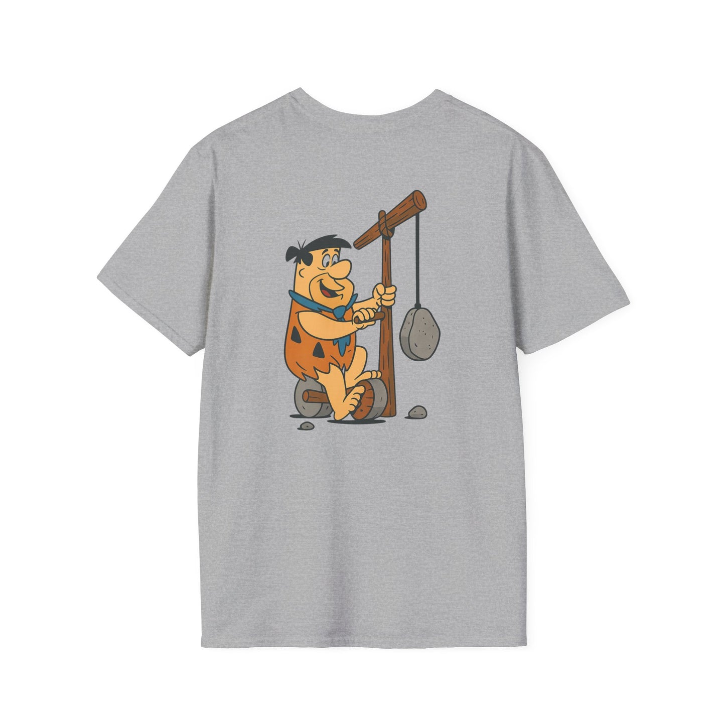 Fred Flintstone Tee - Retro Cartoon Inspired Unisex Heavy Cotton Tee