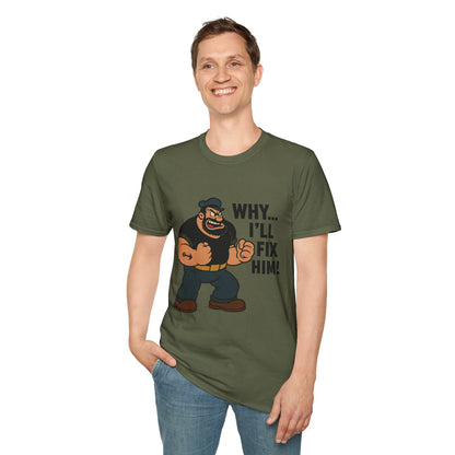Bluto’s Battle Cry Tee – ‘WHY… I’LL FIX HIM