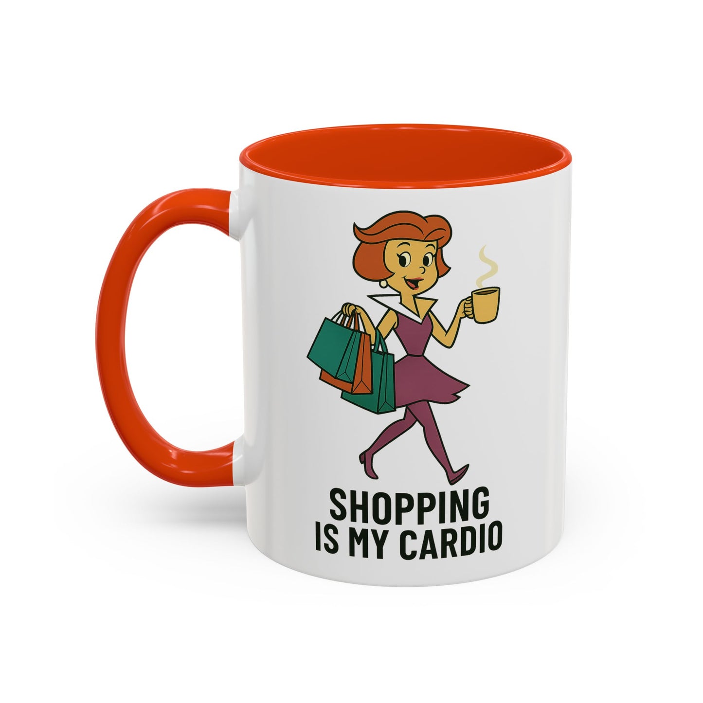 Jane Jetson Mug – “Shopping is My Cardio”