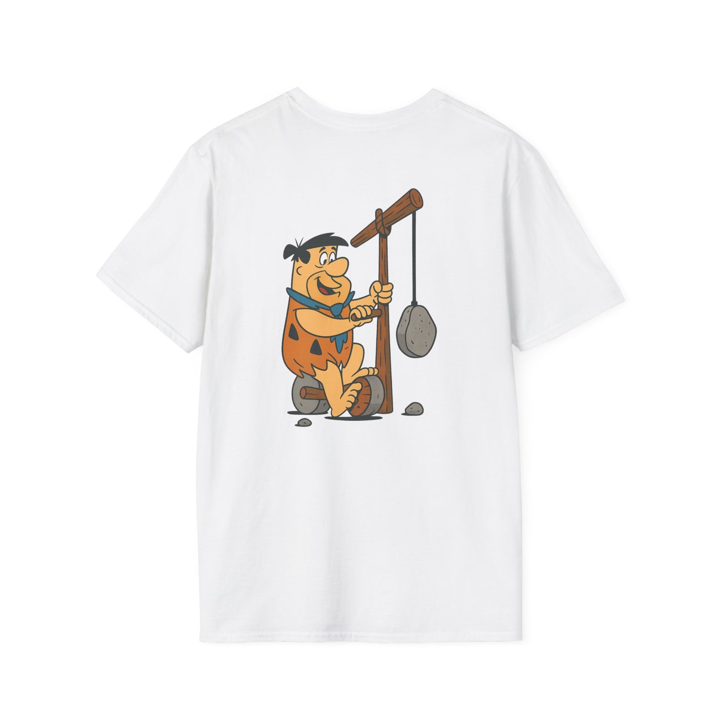 Fred Flintstone Tee - Retro Cartoon Inspired Unisex Heavy Cotton Tee