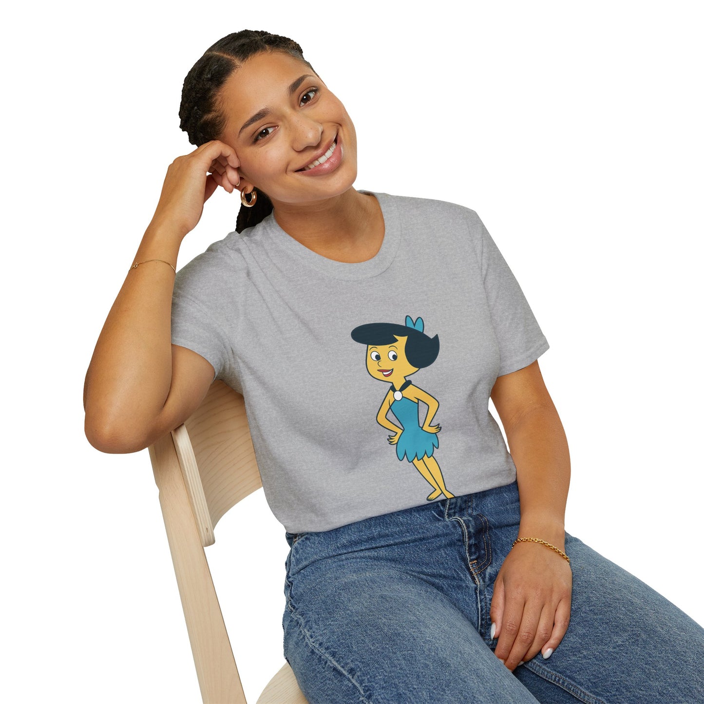 Betty Rubble Retro Softstyle T-Shirt