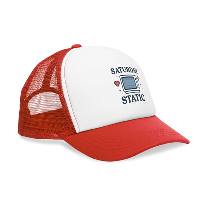 Saturday Static Retro Trucker Cap