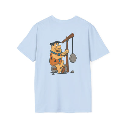 Fred Flintstone Tee - Retro Cartoon Inspired Unisex Heavy Cotton Tee