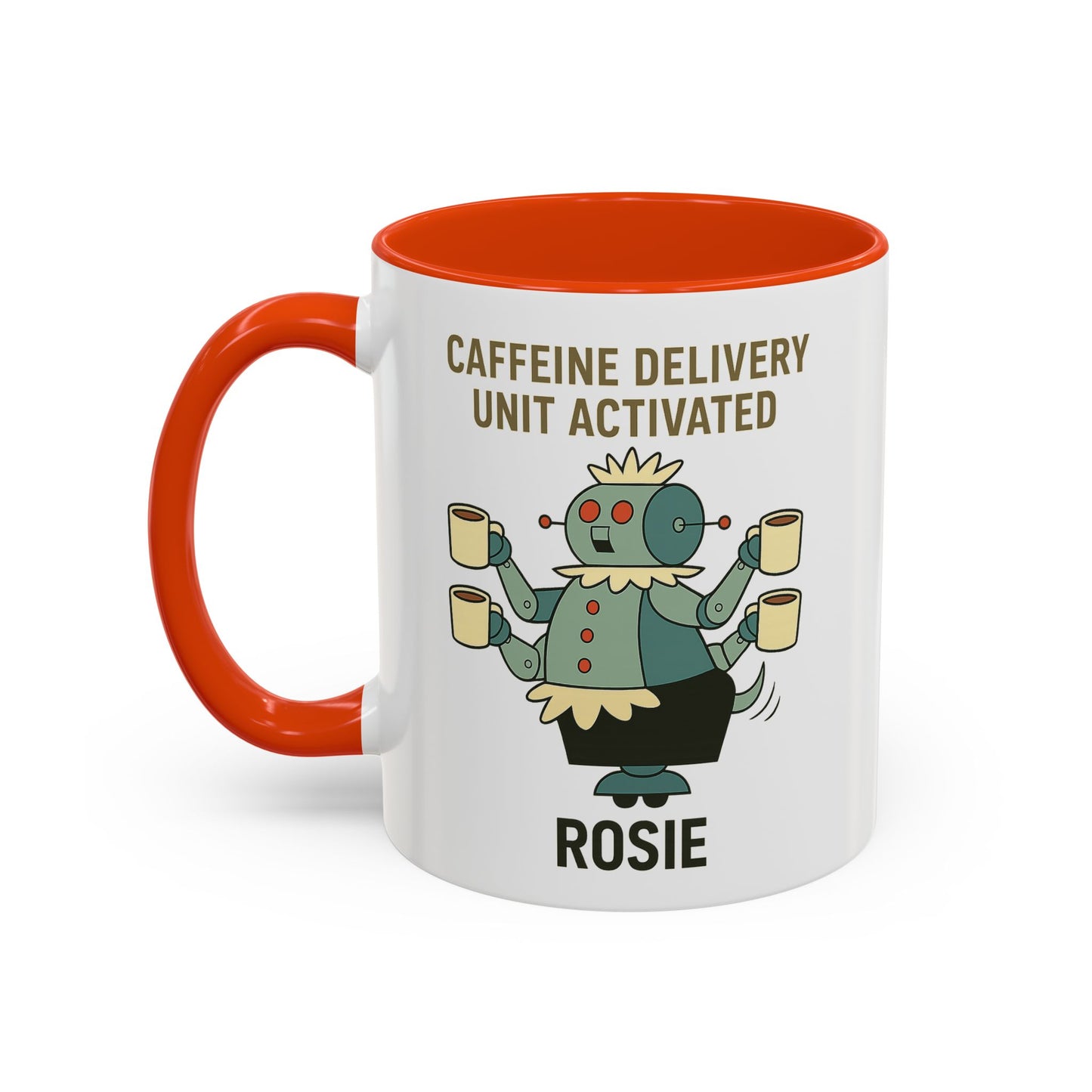 ☕ Rosie Jetson Mug – Caffeine Delivery Unit Activated! ⚡🤖✨