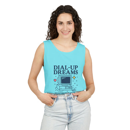 Tank Top - Dial-Up Dreams™ Retro Tank, OFFLINE & Unbothered Design