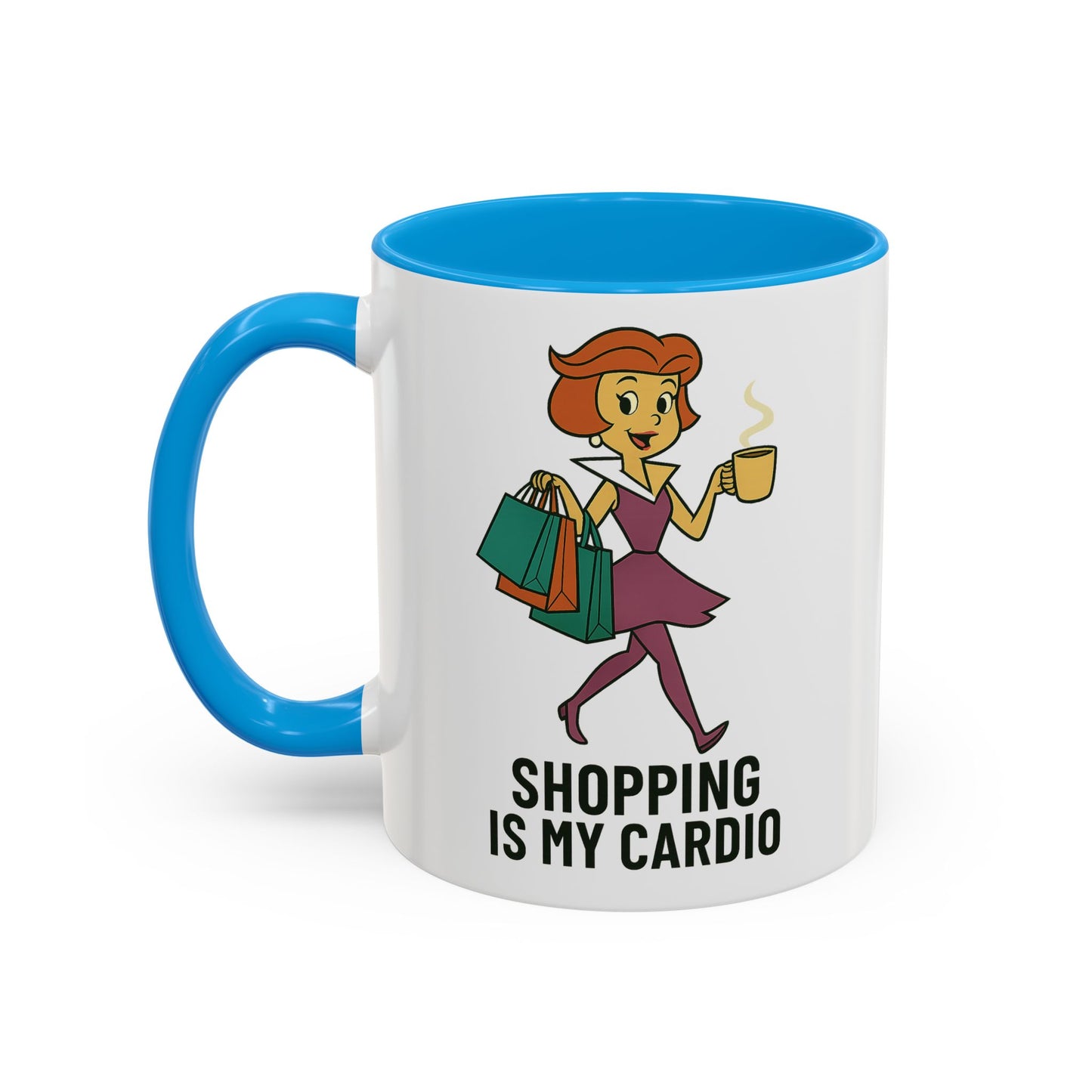 Jane Jetson Mug – “Shopping is My Cardio”