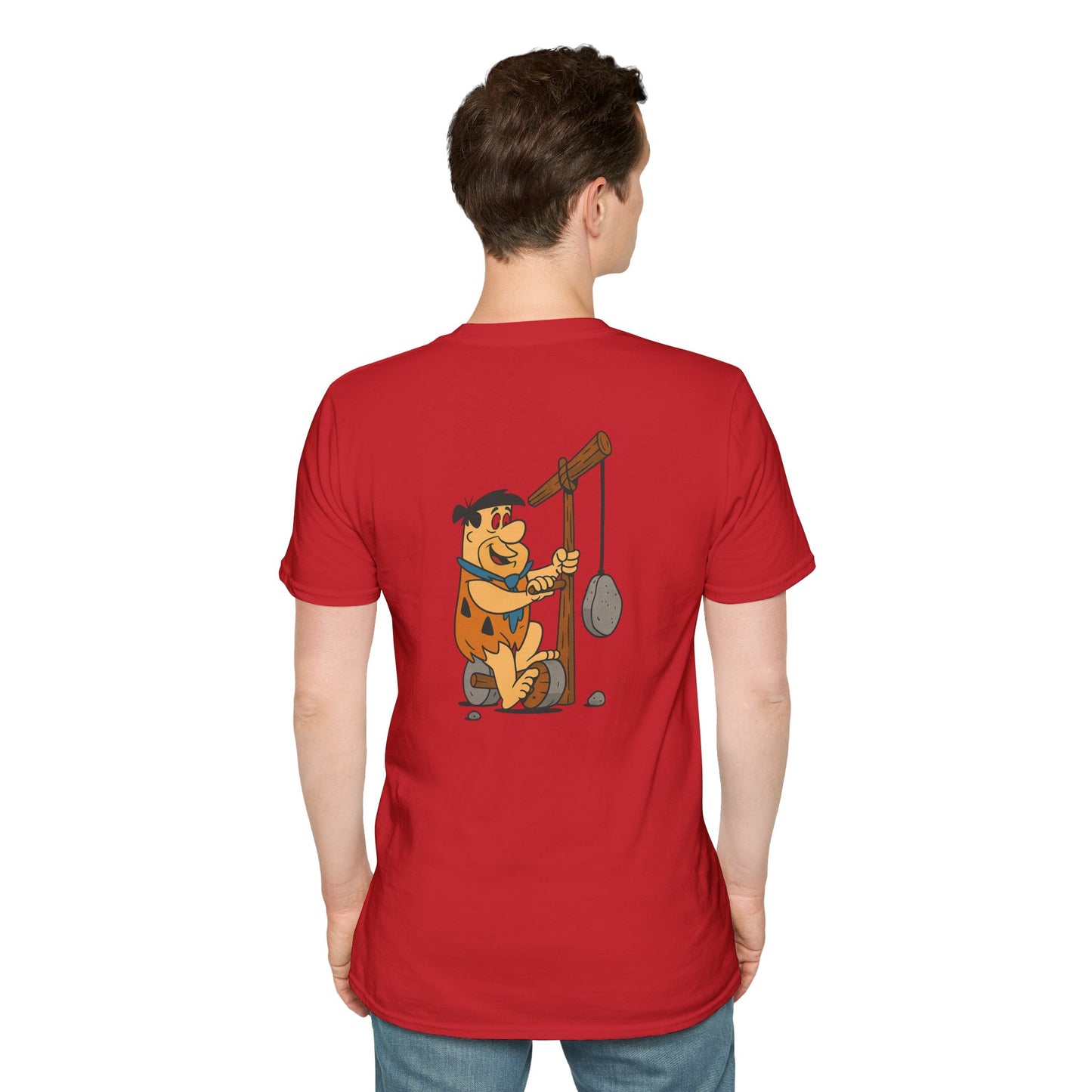 Retro Fred Flintstone Softstyle T-Shirt