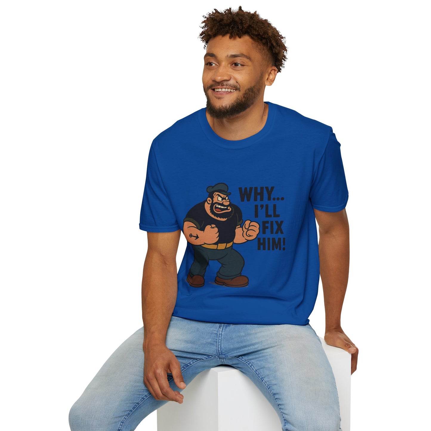 Bluto’s Battle Cry Tee – ‘WHY… I’LL FIX HIM