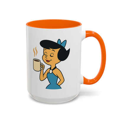 Bedrock Beauty Betty Rubble Retro Mug