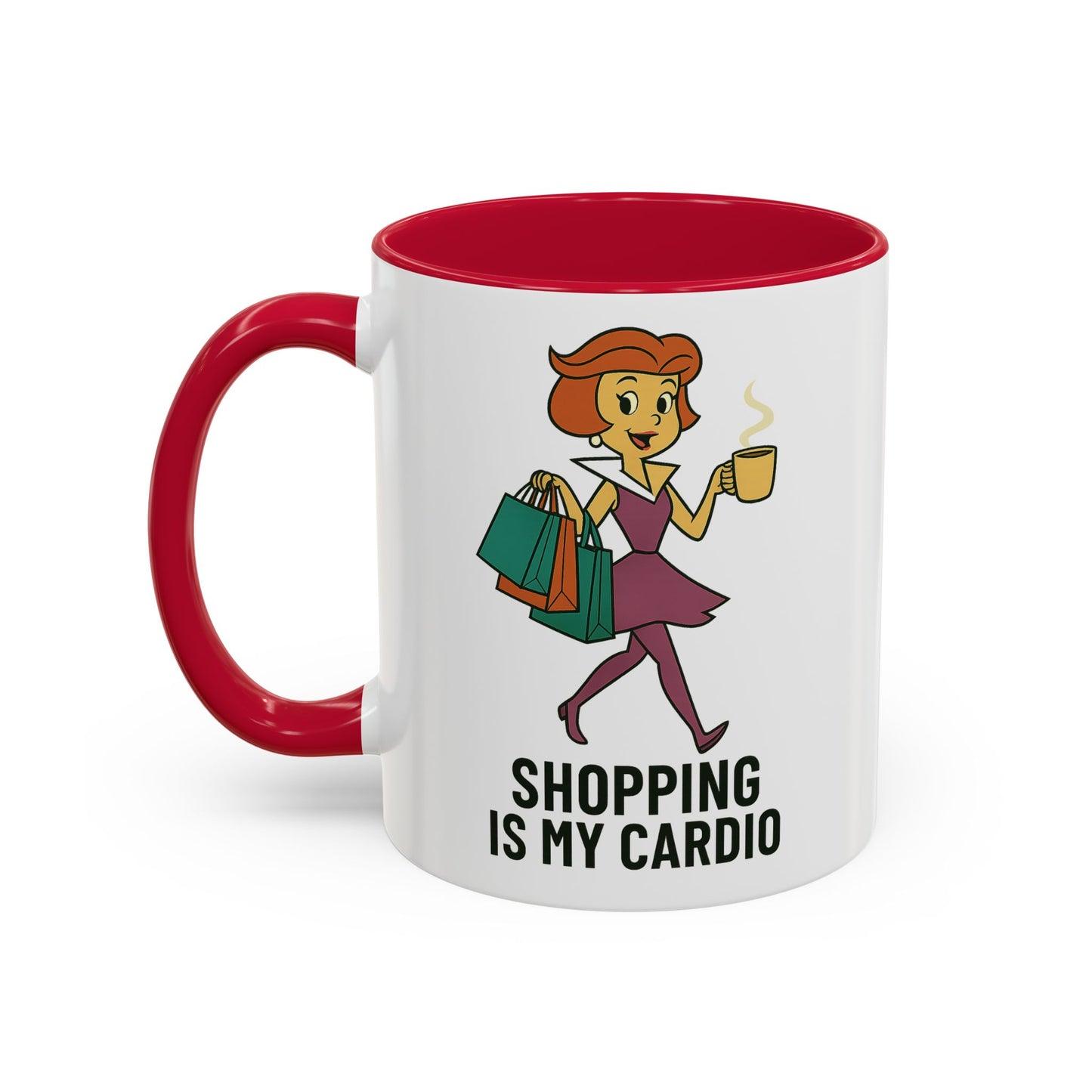 Jane Jetson Mug – “Shopping is My Cardio”