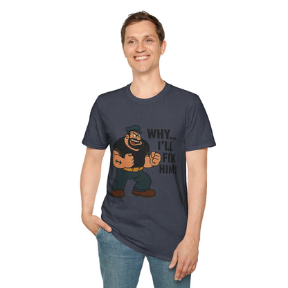Bluto’s Battle Cry Tee – ‘WHY… I’LL FIX HIM