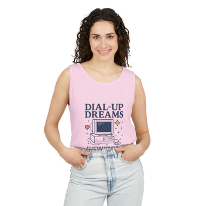 Tank Top - Dial-Up Dreams™ Retro Tank, OFFLINE & Unbothered Design