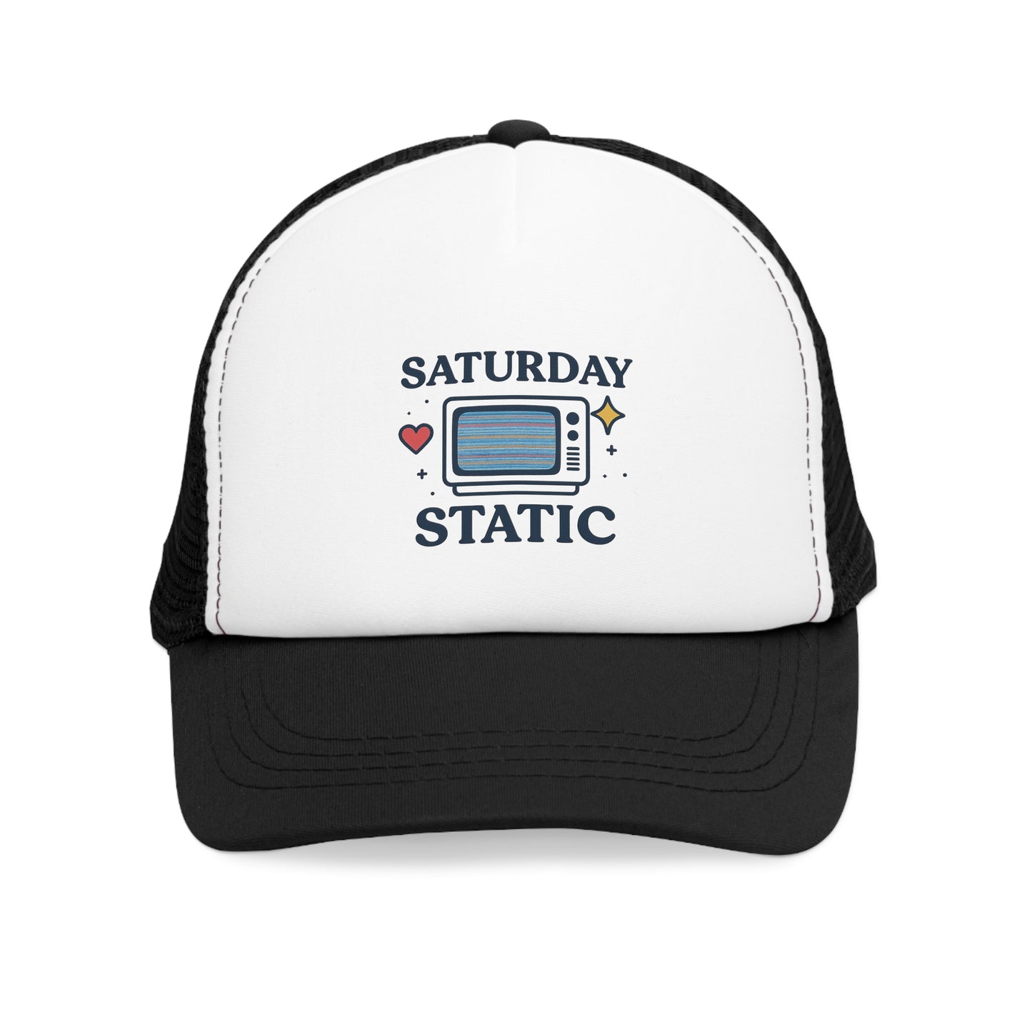Saturday Static Retro Trucker Cap
