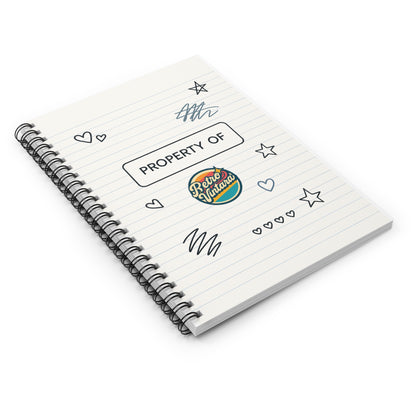Retro-Inspired Spiral Notebook for Creative Souls, Perfect for Journaling, Back to School, or Gift