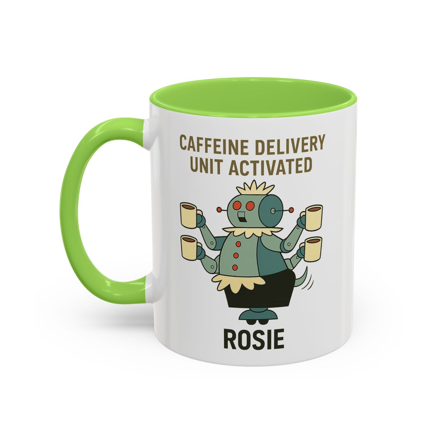 ☕ Rosie Jetson Mug – Caffeine Delivery Unit Activated! ⚡🤖✨