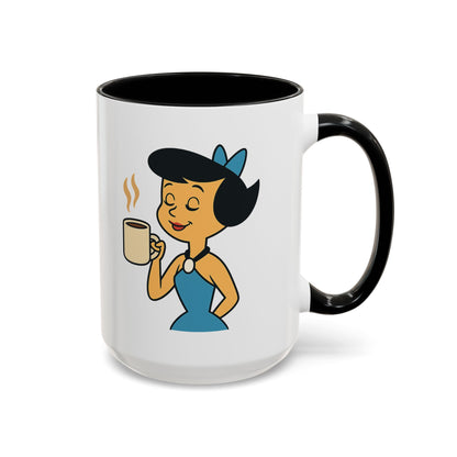 Bedrock Beauty Betty Rubble Retro Mug
