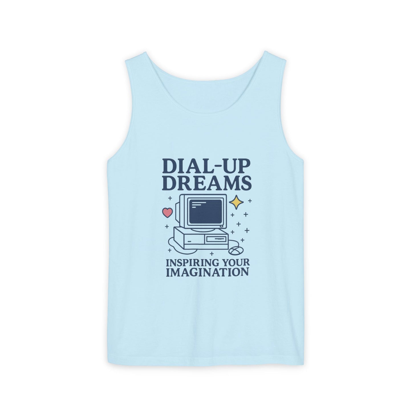 Tank Top - Dial-Up Dreams™ Retro Tank, OFFLINE & Unbothered Design