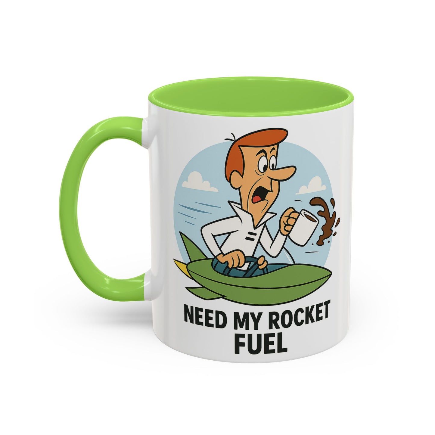 Need My Rocket Fuel | George Jetson Coffee Mug