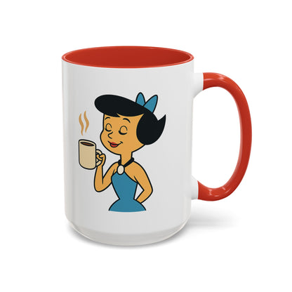 Bedrock Beauty Betty Rubble Retro Mug