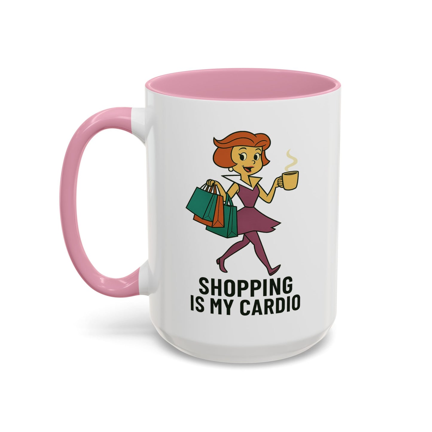 Jane Jetson Mug – “Shopping is My Cardio”