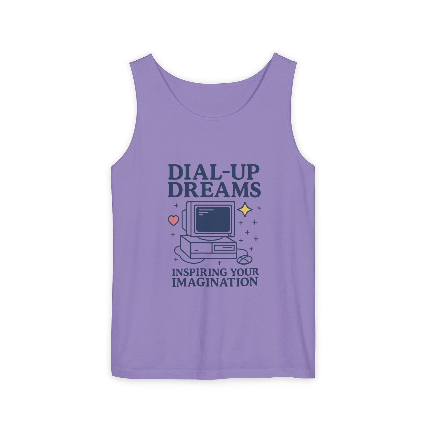 Tank Top - Dial-Up Dreams™ Retro Tank, OFFLINE & Unbothered Design