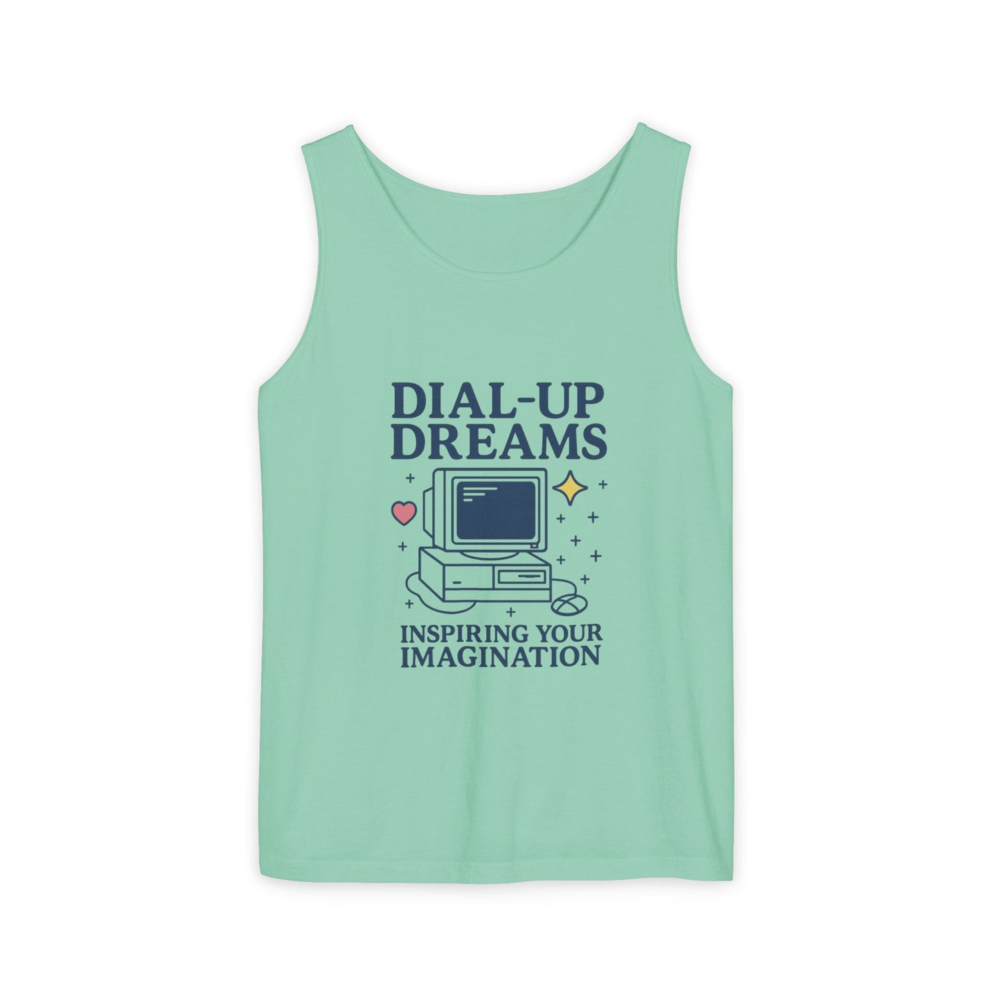 Tank Top - Dial-Up Dreams™ Retro Tank, OFFLINE & Unbothered Design