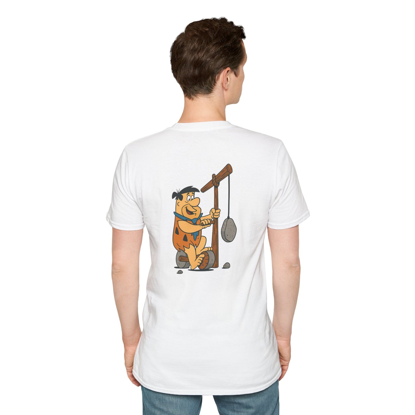 Retro Fred Flintstone Softstyle T-Shirt