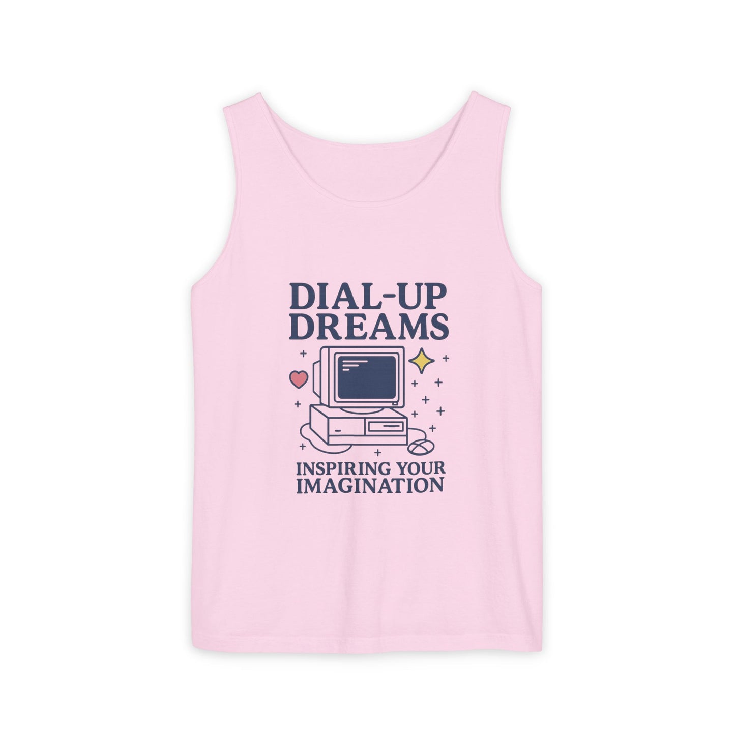 Tank Top - Dial-Up Dreams™ Retro Tank, OFFLINE & Unbothered Design