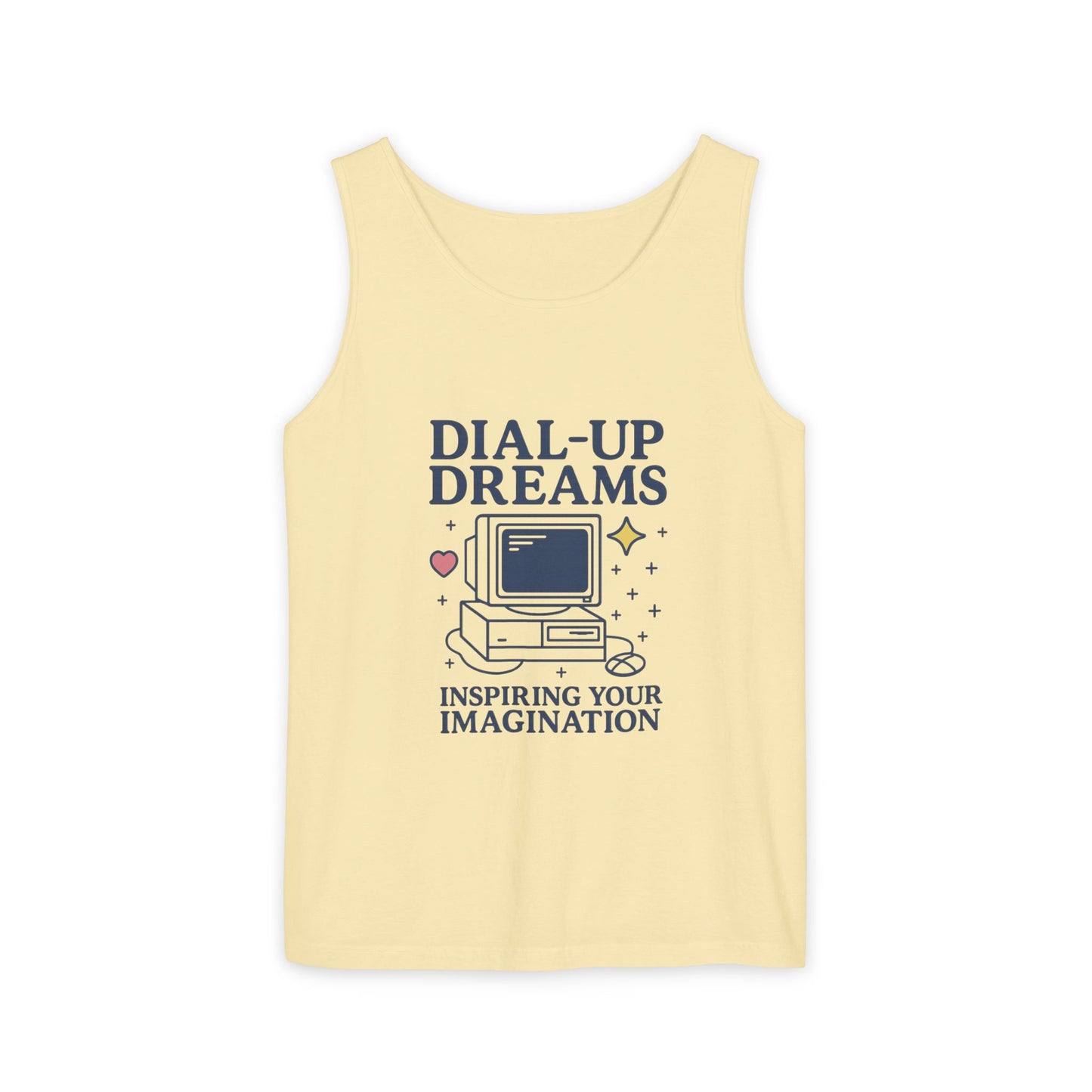 Tank Top - Dial-Up Dreams™ Retro Tank, OFFLINE & Unbothered Design