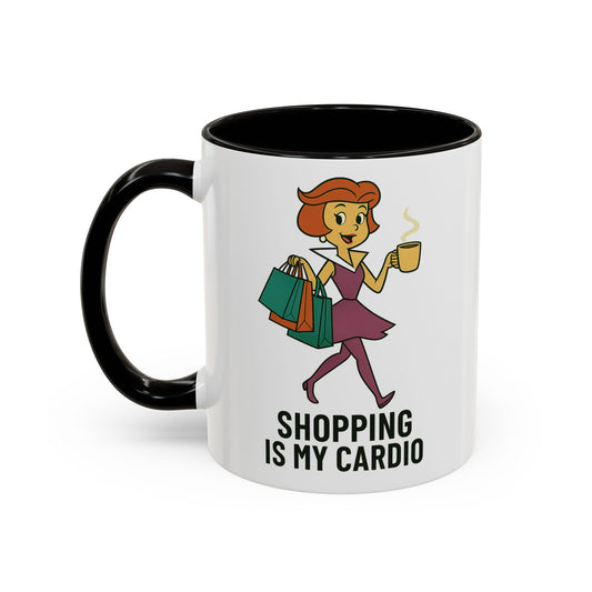 Jane Jetson Mug – “Shopping is My Cardio”