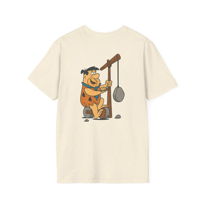 Fred Flintstone Tee - Retro Cartoon Inspired Unisex Heavy Cotton Tee