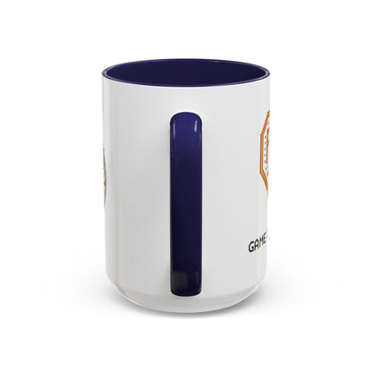 Accent Coffee Mug — Retro Arcade "You Win" Gamer Coffee Cup