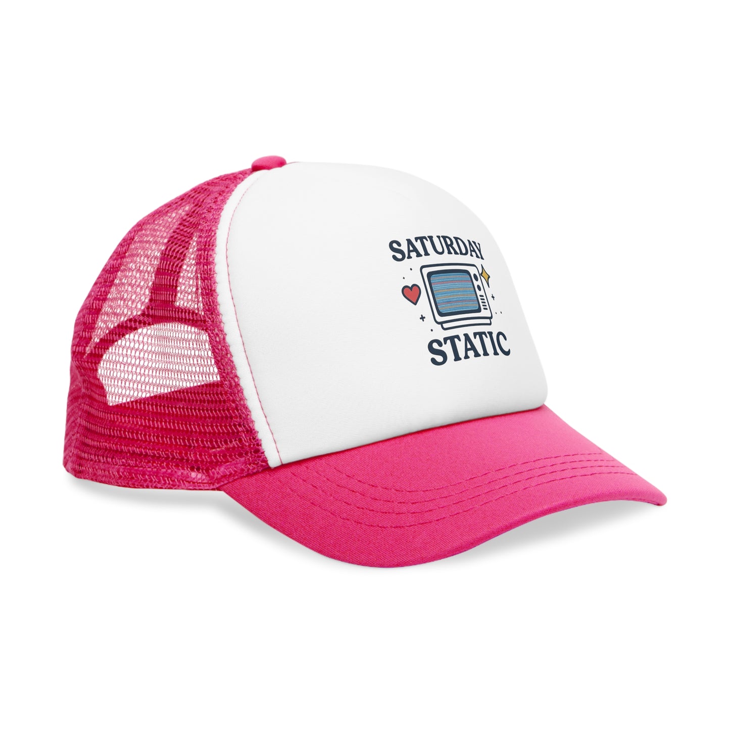 Saturday Static Retro Trucker Cap