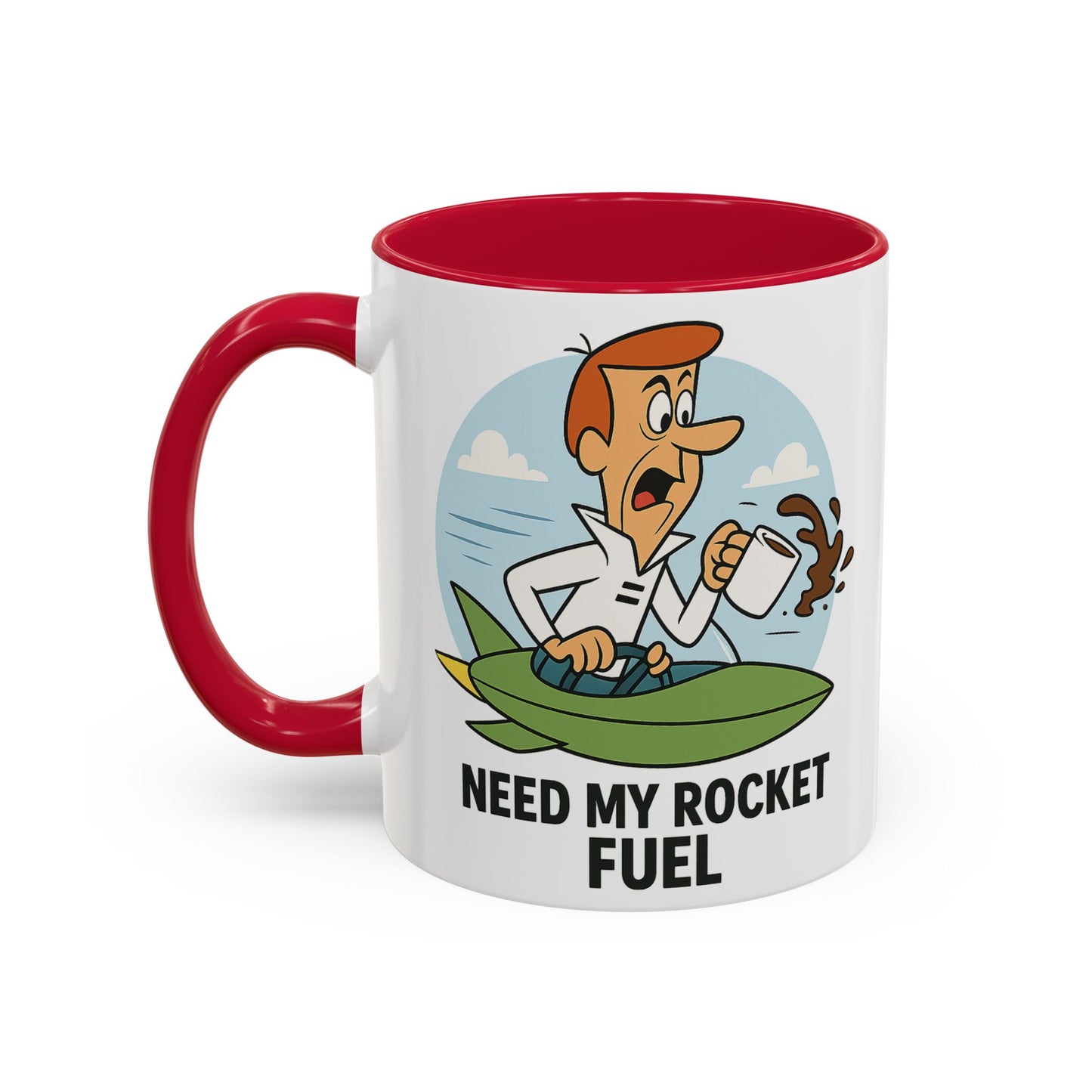 Need My Rocket Fuel | George Jetson Coffee Mug