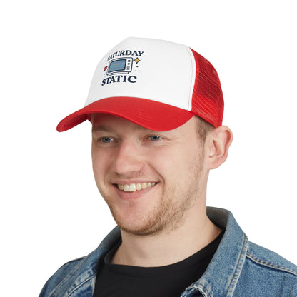 Saturday Static Retro Trucker Cap