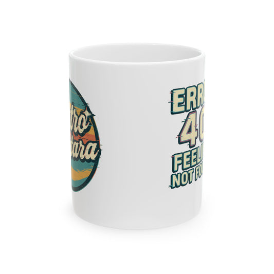 Whimsical Ceramic Mug, Funny Coffee Cup, Retro Gift for Tea Lovers, Unique Kitchen Decor, Perfect for Birthdays and Relaxing Moments