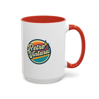 Accent Coffee Mug — Retro Arcade "You Win" Gamer Coffee Cup