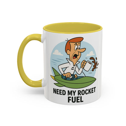 Need My Rocket Fuel | George Jetson Coffee Mug