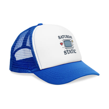 Saturday Static Retro Trucker Cap