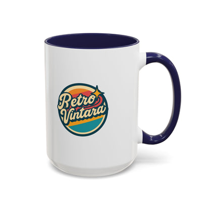 Accent Coffee Mug — Retro Arcade "You Win" Gamer Coffee Cup